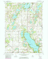 Delton Michigan Historical topographic map, 1:24000 scale, 7.5 X 7.5 Minute, Year 1961