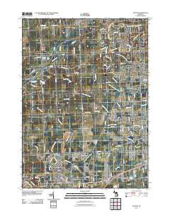 Denton Michigan Historical topographic map, 1:24000 scale, 7.5 X 7.5 Minute, Year 2011