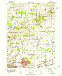 Denton Michigan Historical topographic map, 1:24000 scale, 7.5 X 7.5 Minute, Year 1953