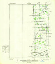Denton Michigan Historical topographic map, 1:31680 scale, 7.5 X 7.5 Minute, Year 1936