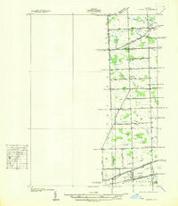 Denton Michigan Historical topographic map, 1:31680 scale, 7.5 X 7.5 Minute, Year 1936