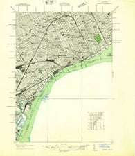 Detroit Michigan Historical topographic map, 1:31680 scale, 7.5 X 7.5 Minute, Year 1937