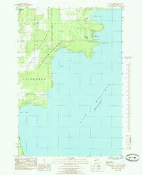 Devils Corner Michigan Historical topographic map, 1:24000 scale, 7.5 X 7.5 Minute, Year 1985