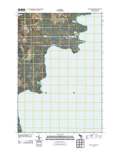 Devils Corner Michigan Historical topographic map, 1:24000 scale, 7.5 X 7.5 Minute, Year 2011