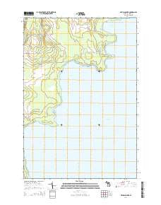 Devils Corner Michigan Historical topographic map, 1:24000 scale, 7.5 X 7.5 Minute, Year 2014
