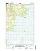 Devils Corner Michigan Current topographic map, 1:24000 scale, 7.5 X 7.5 Minute, Year 2016