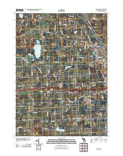 Dexter Michigan Historical topographic map, 1:24000 scale, 7.5 X 7.5 Minute, Year 2011