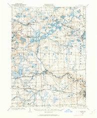 Dexter Michigan Historical topographic map, 1:62500 scale, 15 X 15 Minute, Year 1902