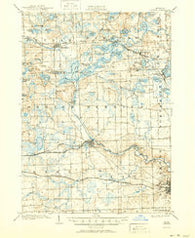 Dexter Michigan Historical topographic map, 1:62500 scale, 15 X 15 Minute, Year 1906