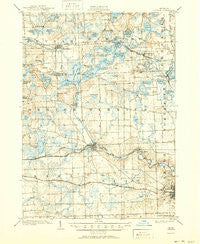 Dexter Michigan Historical topographic map, 1:62500 scale, 15 X 15 Minute, Year 1906