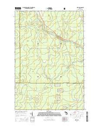 Diffin Michigan Historical topographic map, 1:24000 scale, 7.5 X 7.5 Minute, Year 2014