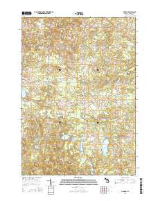 Dighton Michigan Historical topographic map, 1:24000 scale, 7.5 X 7.5 Minute, Year 2014