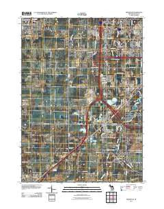 Dimondale Michigan Historical topographic map, 1:24000 scale, 7.5 X 7.5 Minute, Year 2011