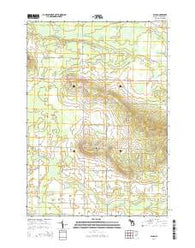 Dinca Michigan Historical topographic map, 1:24000 scale, 7.5 X 7.5 Minute, Year 2014