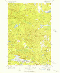 Diorite Michigan Historical topographic map, 1:24000 scale, 7.5 X 7.5 Minute, Year 1955