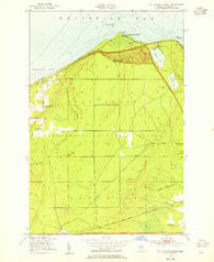 Dollar Settlement Michigan Historical topographic map, 1:24000 scale, 7.5 X 7.5 Minute, Year 1951