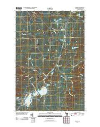 Donken Michigan Historical topographic map, 1:24000 scale, 7.5 X 7.5 Minute, Year 2011