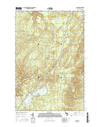 Donken Michigan Current topographic map, 1:24000 scale, 7.5 X 7.5 Minute, Year 2016