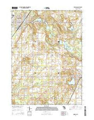 Dowagiac Michigan Historical topographic map, 1:24000 scale, 7.5 X 7.5 Minute, Year 2014