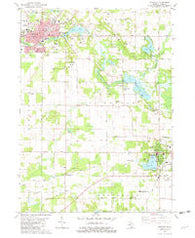 Dowagiac Michigan Historical topographic map, 1:24000 scale, 7.5 X 7.5 Minute, Year 1981