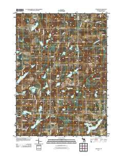 Dowling Michigan Historical topographic map, 1:24000 scale, 7.5 X 7.5 Minute, Year 2011