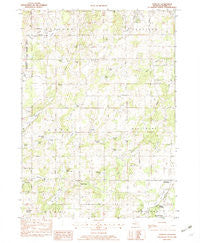 Dowling Michigan Historical topographic map, 1:24000 scale, 7.5 X 7.5 Minute, Year 1982
