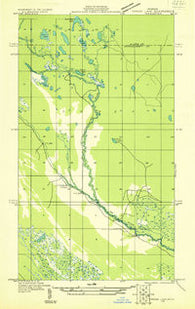 Driggs Lake NE Michigan Historical topographic map, 1:31680 scale, 7.5 X 7.5 Minute, Year 1931