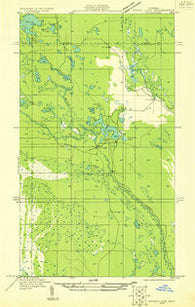 Driggs Lake NW Michigan Historical topographic map, 1:31680 scale, 7.5 X 7.5 Minute, Year 1931