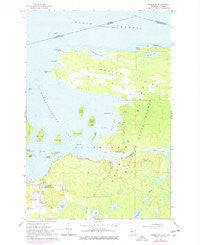 Drummond Michigan Historical topographic map, 1:24000 scale, 7.5 X 7.5 Minute, Year 1964
