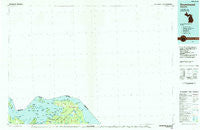 Drummond Michigan Historical topographic map, 1:100000 scale, 30 X 60 Minute, Year 1984