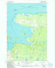 Drummond Michigan Historical topographic map, 1:24000 scale, 7.5 X 7.5 Minute, Year 1964