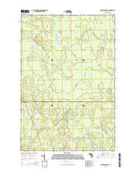 Drummond Lake Michigan Historical topographic map, 1:24000 scale, 7.5 X 7.5 Minute, Year 2014