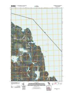 Drummond SE Michigan Historical topographic map, 1:24000 scale, 7.5 X 7.5 Minute, Year 2011