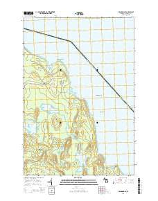 Drummond SE Michigan Historical topographic map, 1:24000 scale, 7.5 X 7.5 Minute, Year 2014
