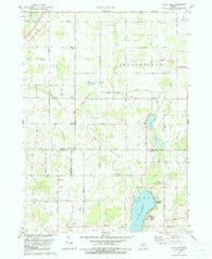 Duck Lake Michigan Historical topographic map, 1:24000 scale, 7.5 X 7.5 Minute, Year 1980