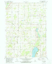 Duck Lake Michigan Historical topographic map, 1:24000 scale, 7.5 X 7.5 Minute, Year 1980