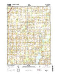 Duck Lake Michigan Historical topographic map, 1:24000 scale, 7.5 X 7.5 Minute, Year 2014