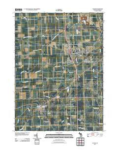 Dundee Michigan Historical topographic map, 1:24000 scale, 7.5 X 7.5 Minute, Year 2011