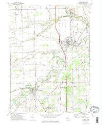 Dundee Michigan Historical topographic map, 1:24000 scale, 7.5 X 7.5 Minute, Year 1972