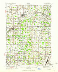 Dundee Michigan Historical topographic map, 1:62500 scale, 15 X 15 Minute, Year 1939