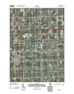 Durand Michigan Historical topographic map, 1:24000 scale, 7.5 X 7.5 Minute, Year 2011