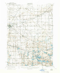 Durand Michigan Historical topographic map, 1:62500 scale, 15 X 15 Minute, Year 1922