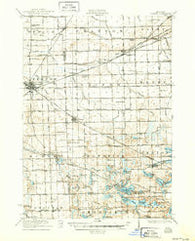 Durand Michigan Historical topographic map, 1:62500 scale, 15 X 15 Minute, Year 1922