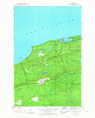 Eagle Harbor Michigan Historical topographic map, 1:24000 scale, 7.5 X 7.5 Minute, Year 1946
