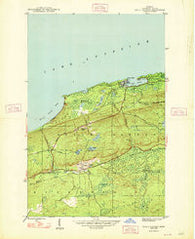 Eagle Harbor Michigan Historical topographic map, 1:24000 scale, 7.5 X 7.5 Minute, Year 1948