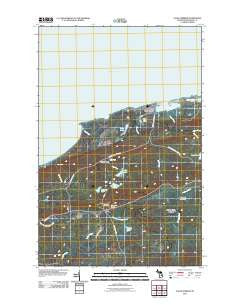 Eagle Harbor Michigan Historical topographic map, 1:24000 scale, 7.5 X 7.5 Minute, Year 2011