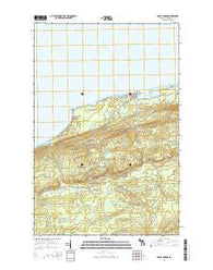 Eagle Harbor Michigan Historical topographic map, 1:24000 scale, 7.5 X 7.5 Minute, Year 2014