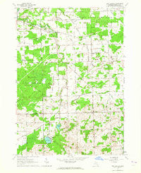 East Dayton Michigan Historical topographic map, 1:24000 scale, 7.5 X 7.5 Minute, Year 1963