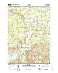 East Dayton Michigan Historical topographic map, 1:24000 scale, 7.5 X 7.5 Minute, Year 2014