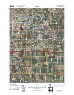 East Lansing Michigan Historical topographic map, 1:24000 scale, 7.5 X 7.5 Minute, Year 2011
